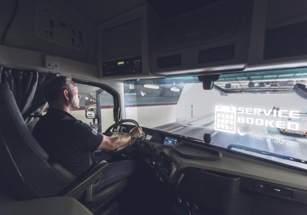 Camion Volvo del futuro cabina