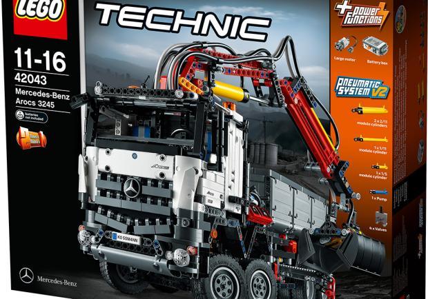 Mercedes-Benz Arocs 3245 ribaltabile LEGO Technic confezione